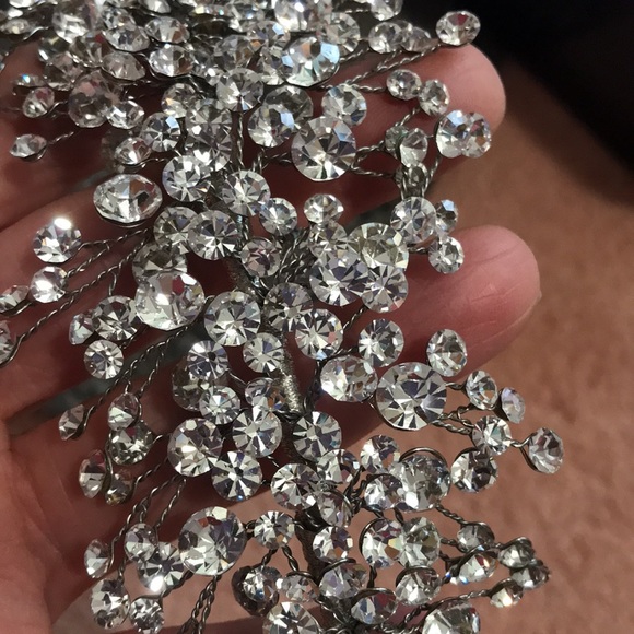 Rhinestone head piece /wedding /sweet 16/ special party - Picture 5 of 12